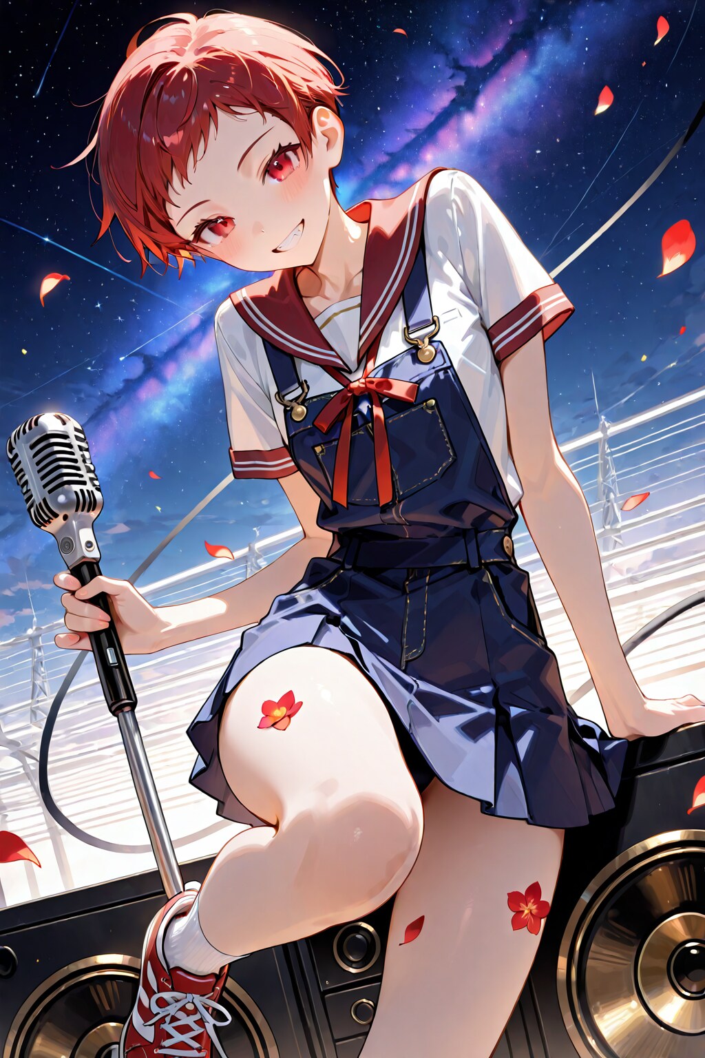 花を震わす