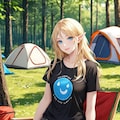 金髪エルフさんとのキャンプデート 5枚目