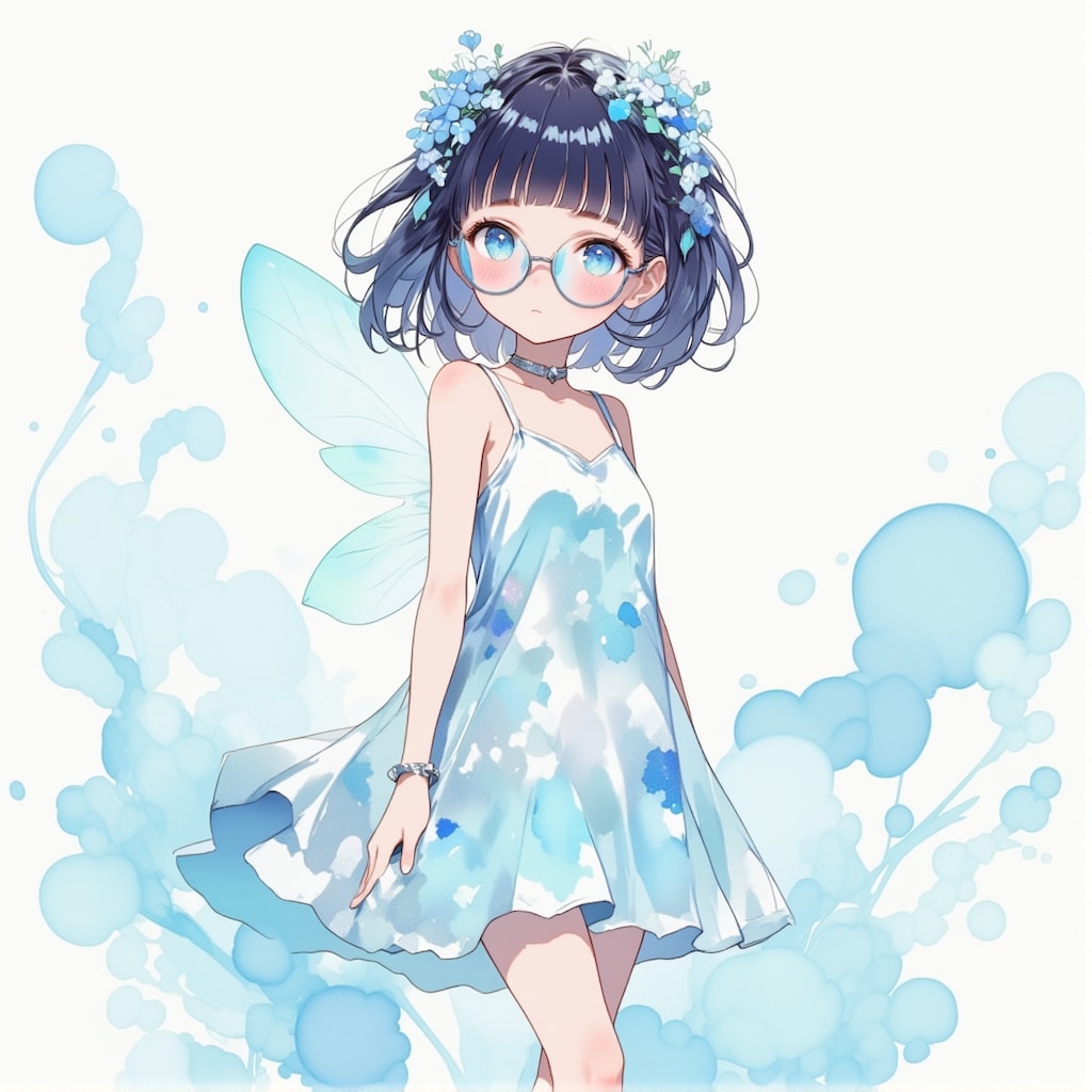 今日のめがねちゃん　2024.12.20 青フェアリー属性