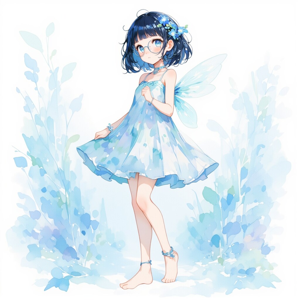 今日のめがねちゃん　2024.12.20 青フェアリー属性