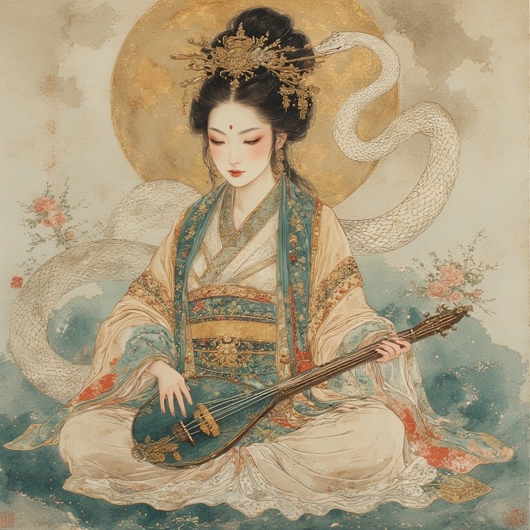 弁財天 | の人気AIイラスト・グラビア