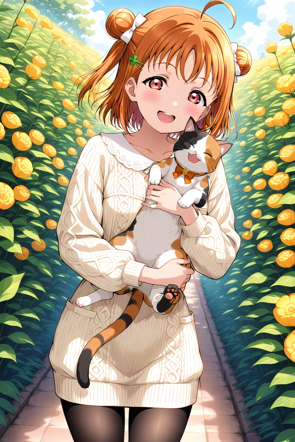 猫と千歌ちゃん | の人気AIイラスト・グラビア