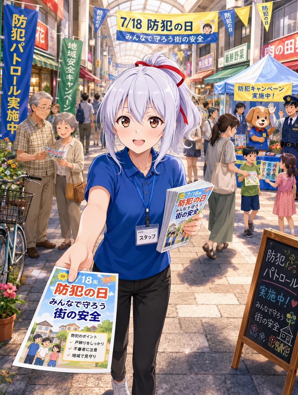 エル「7/18　防犯の日っ」