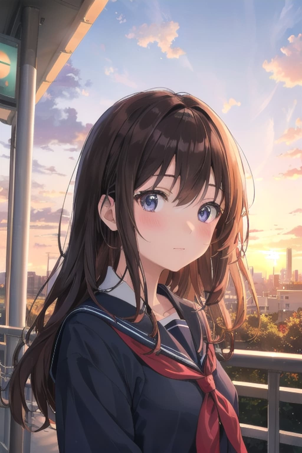 夕暮れの帰り道