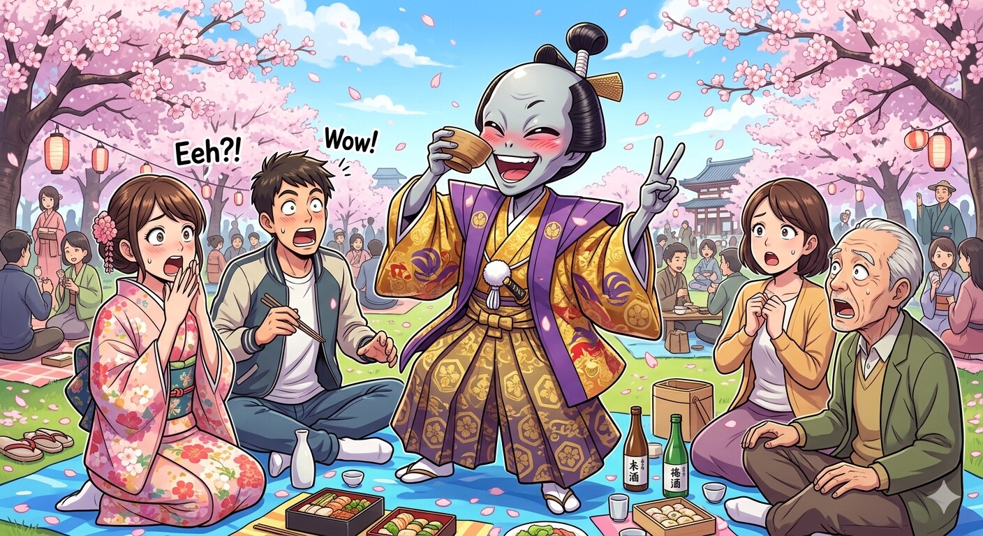 花見で何があった？企画作品です