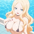 ビッチ先生×マイクロビキニ 4枚目