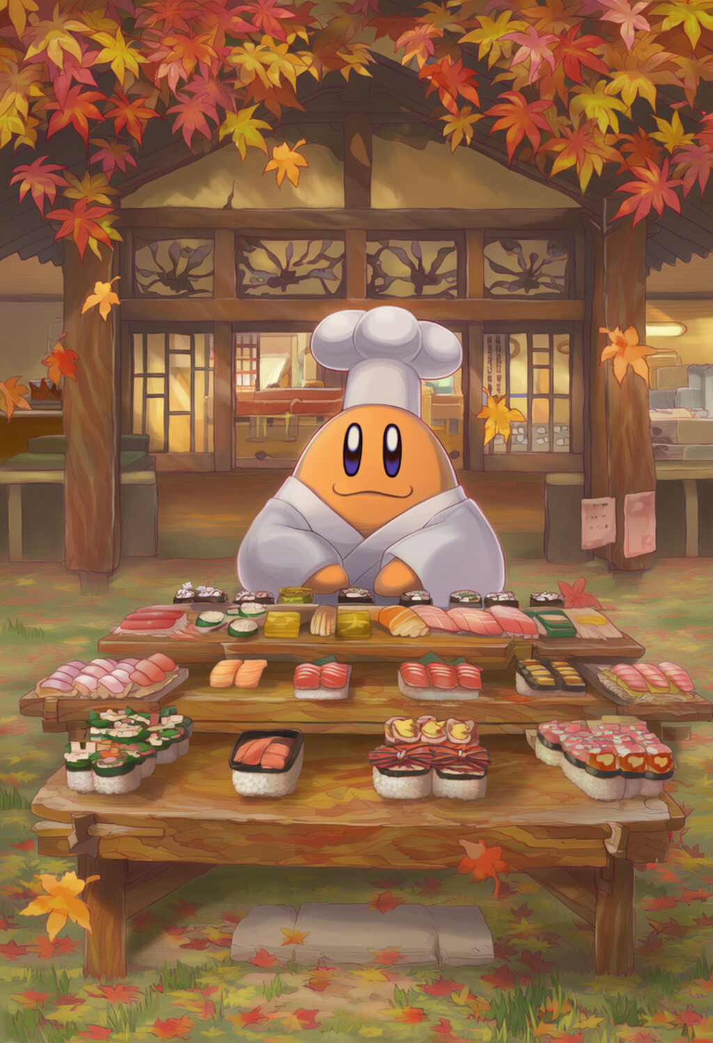 紅葉の寿司職人