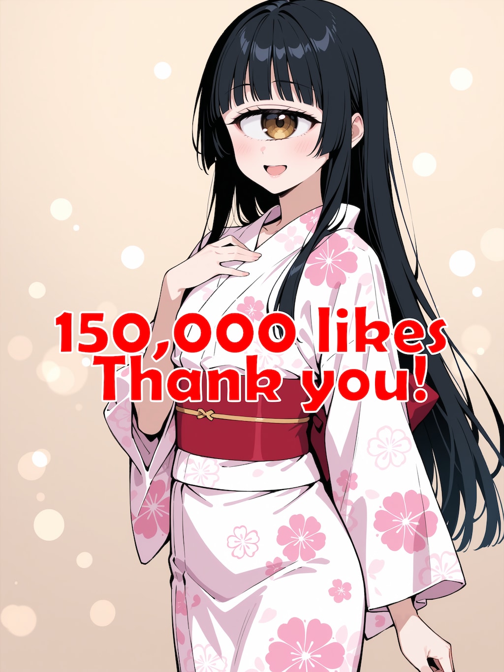 150,000いいね、ありがとうございます。