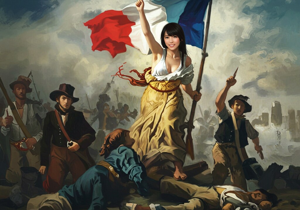 民衆を導く自由の女神