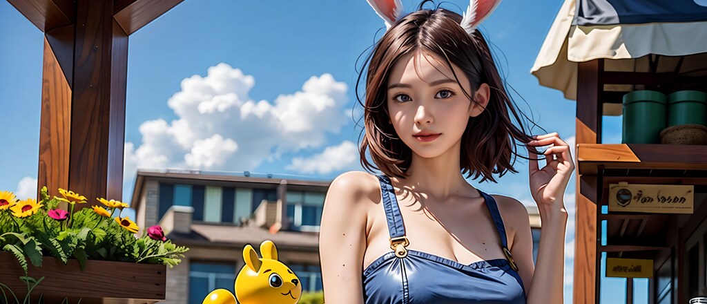 (ミスにより再掲) うさみみの雑貨店看板娘