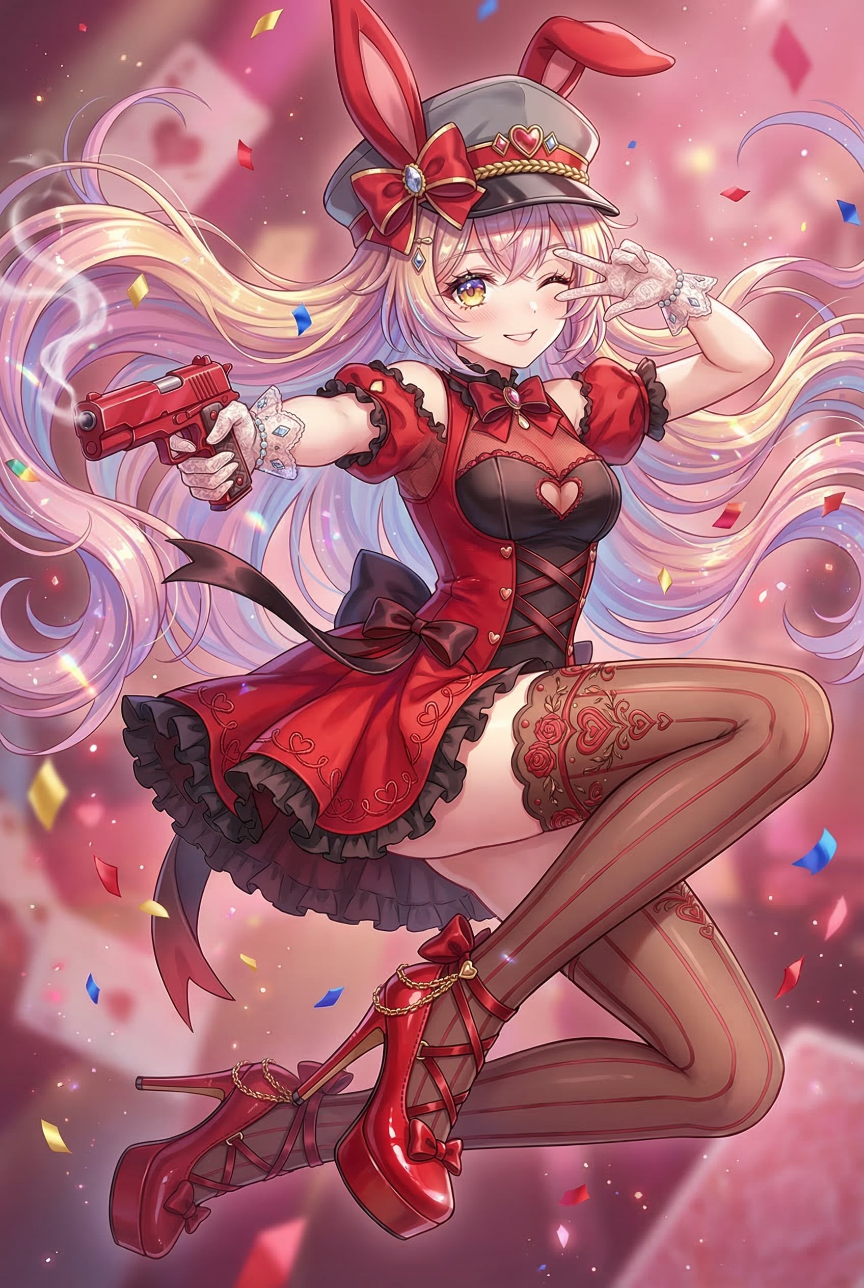 紅兎の戯弾遊戯 | の人気AIイラスト・グラビア