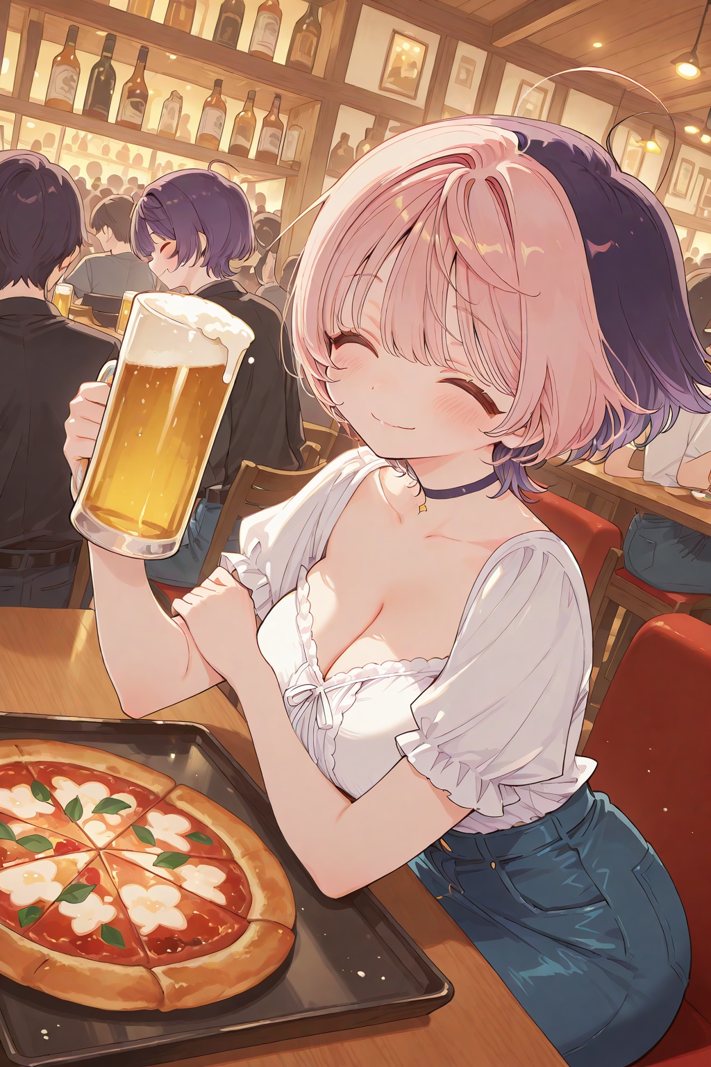 のあ先輩と居酒屋。