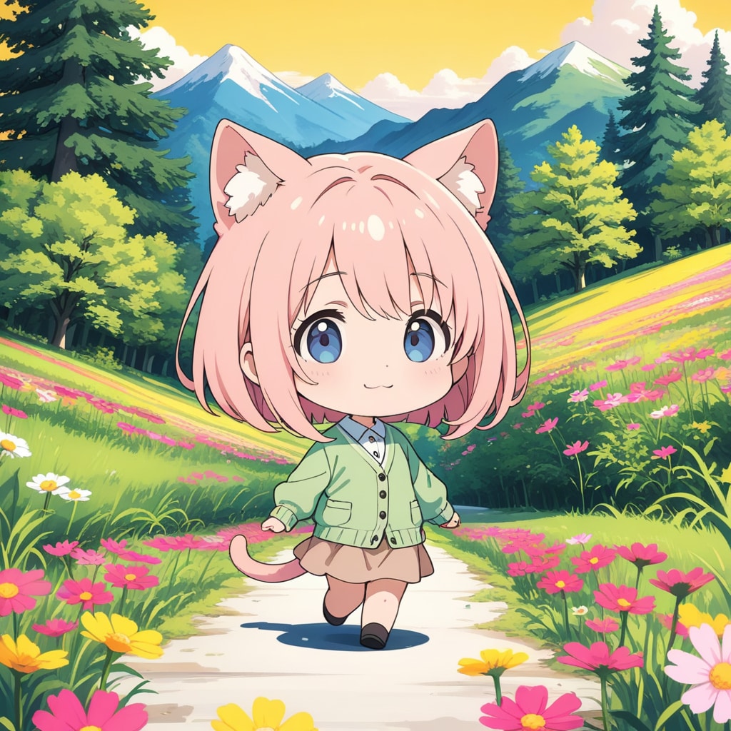 こんにちにゃん | の人気AIイラスト・グラビア
