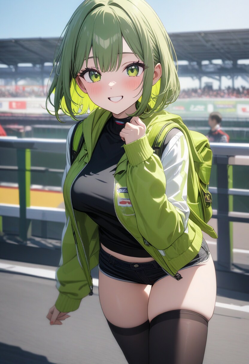 サーキットにやって来た川崎ちゃん