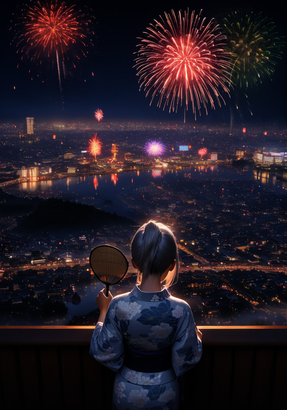 花火大会 | の人気AIイラスト・グラビア