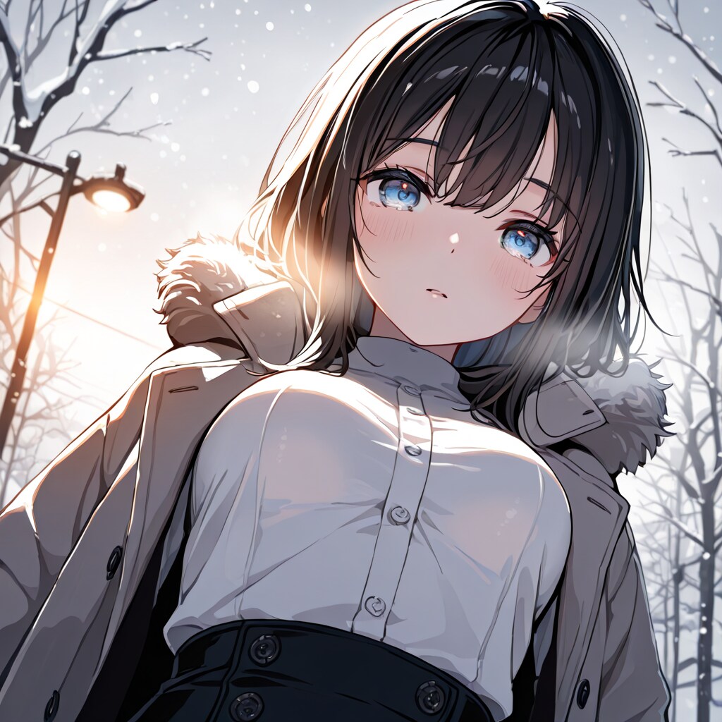 とある雪の降る日に彼女と出会った | の人気AIイラスト・グラビア