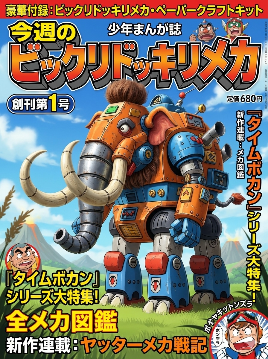 今週のビックリドッキリメカ：創刊号 | の人気AIイラスト・グラビア