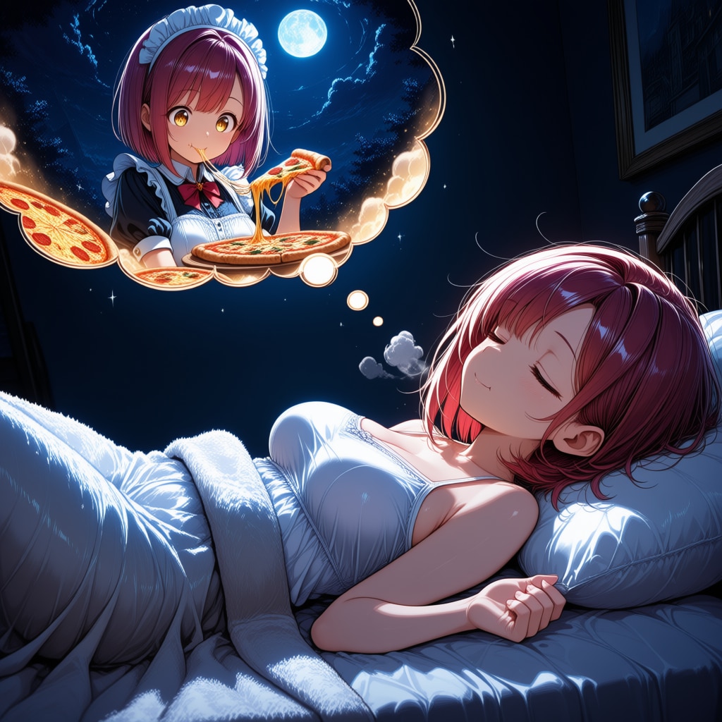 おやすみなさい（挨拶メイドの芽衣ちゃん）