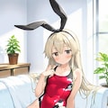 艦これ島風（赤色水着） 2枚目