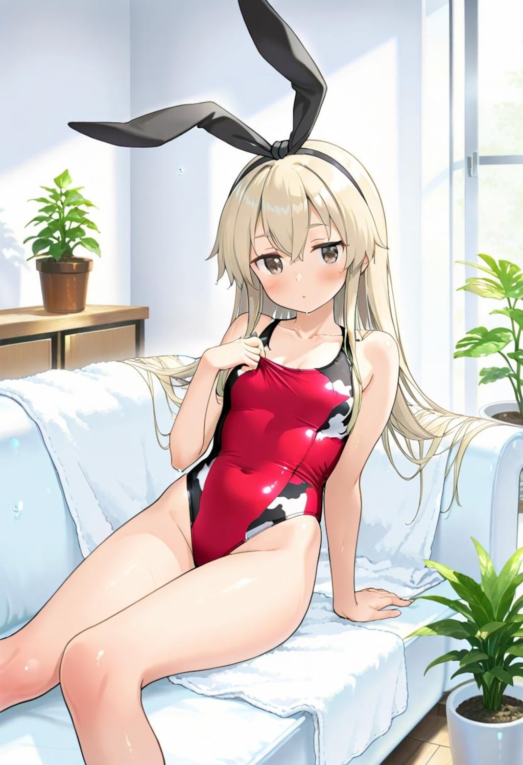 艦これ島風（赤色水着）