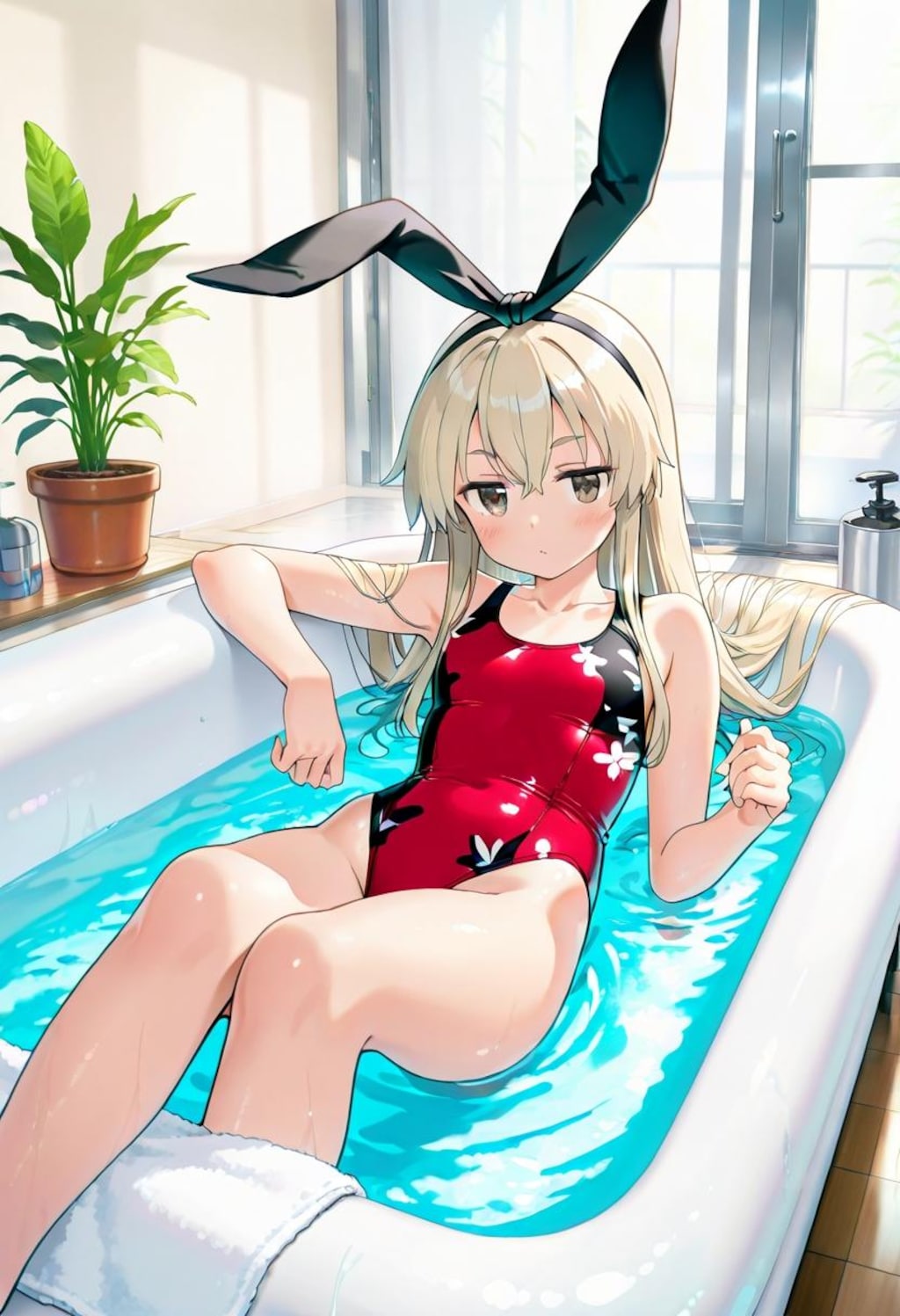 艦これ島風（赤色水着）