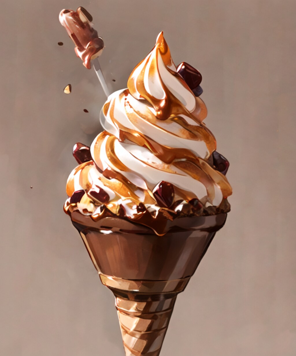 チョコレートアイスクリーム
