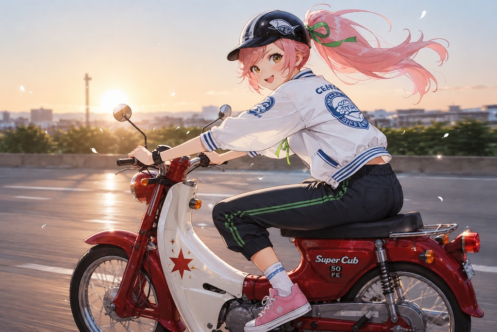 ホンダに乗る香山さんwith川崎英理さん!
