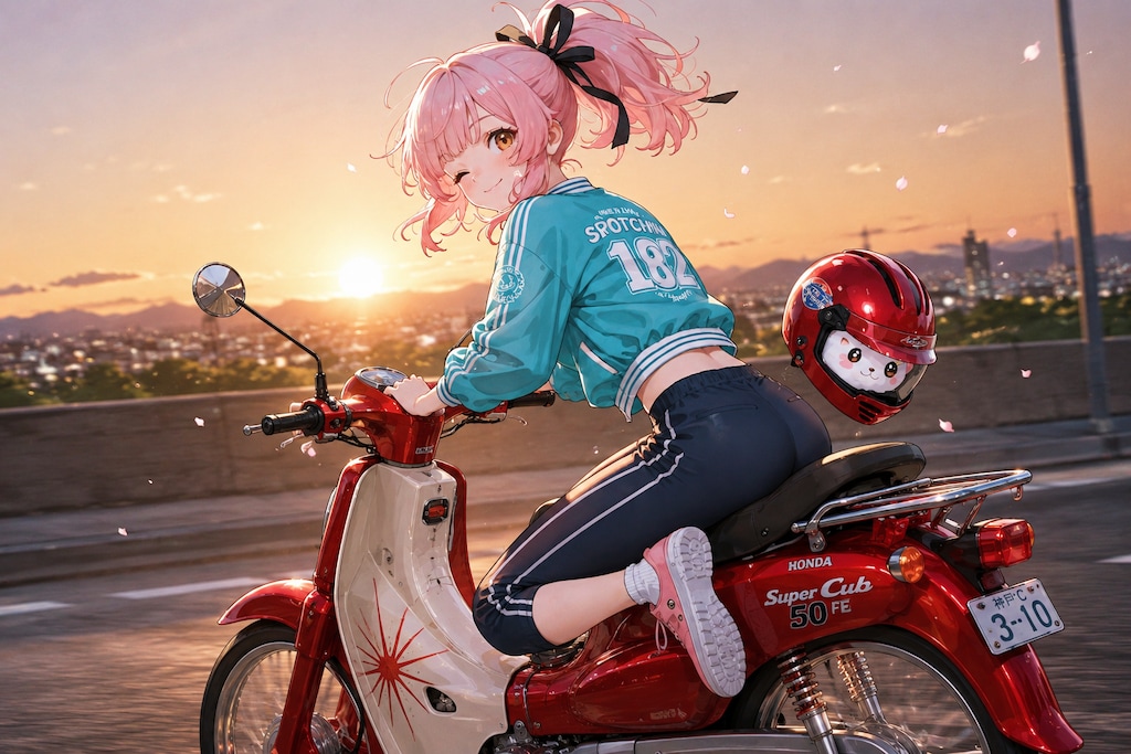 ホンダに乗る香山さんwith川崎英理さん!