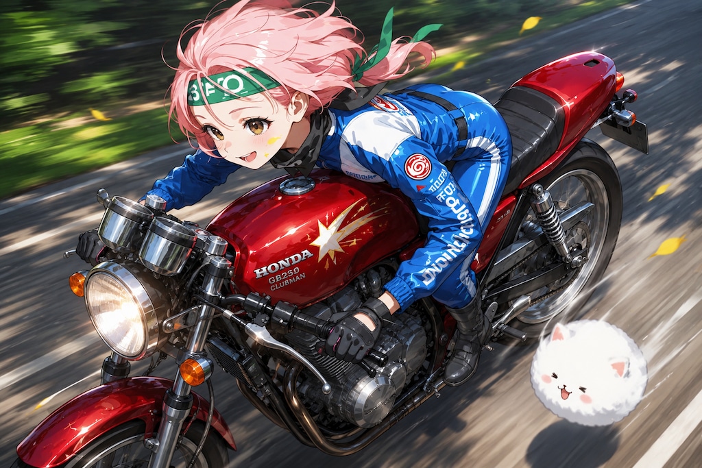 ホンダに乗る香山さんwith川崎英理さん!
