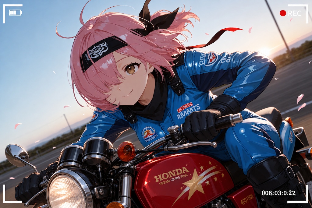 ホンダに乗る香山さんwith川崎英理さん!
