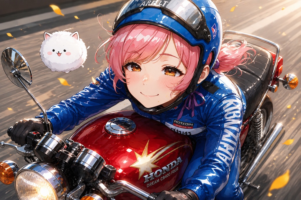 ホンダに乗る香山さんwith川崎英理さん!