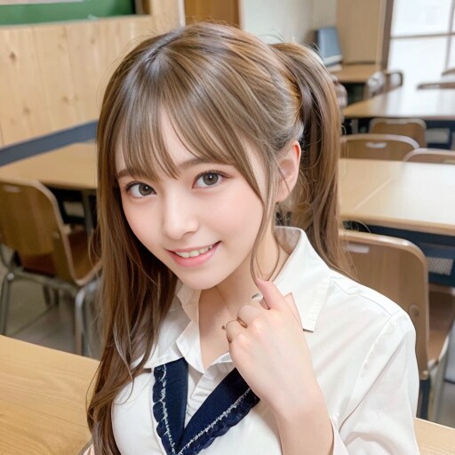 ポニーテール女子校生