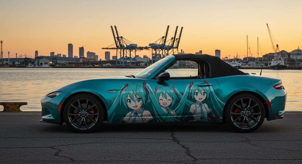 初音ミク痛車MX-5