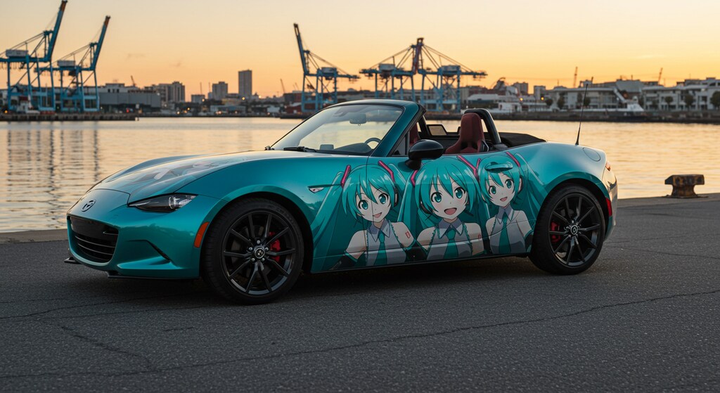 初音ミク痛車MX-5