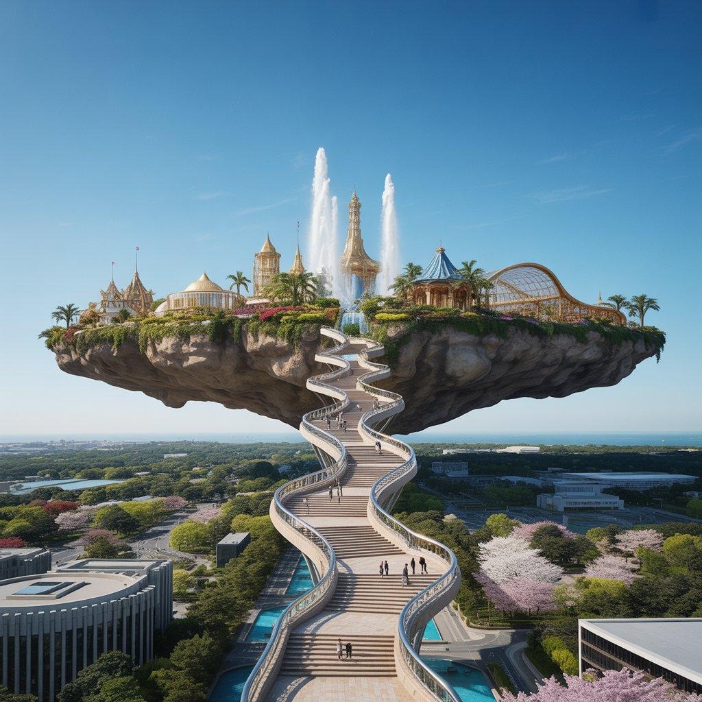 浮遊大陸のテーマパーク
