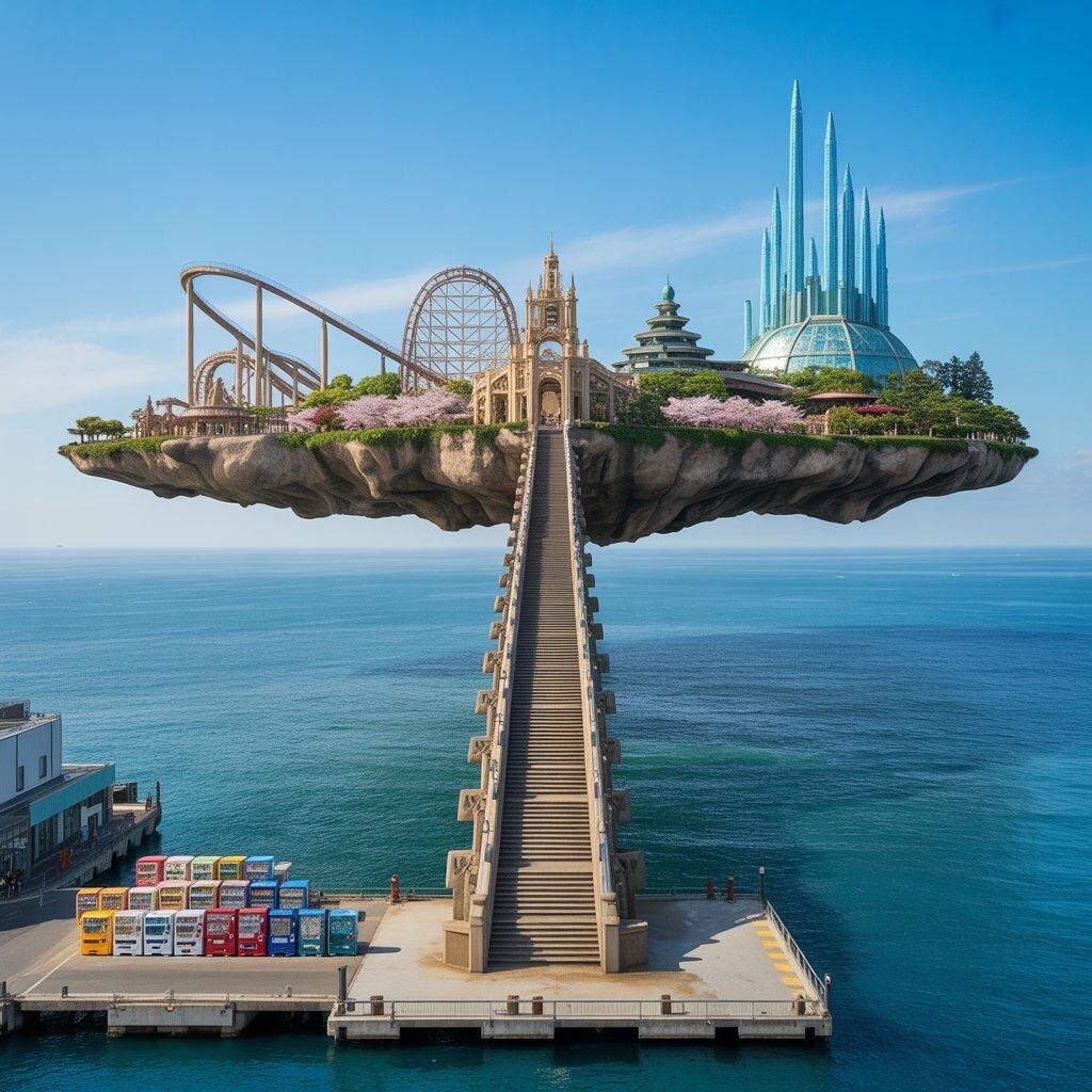 浮遊大陸のテーマパーク