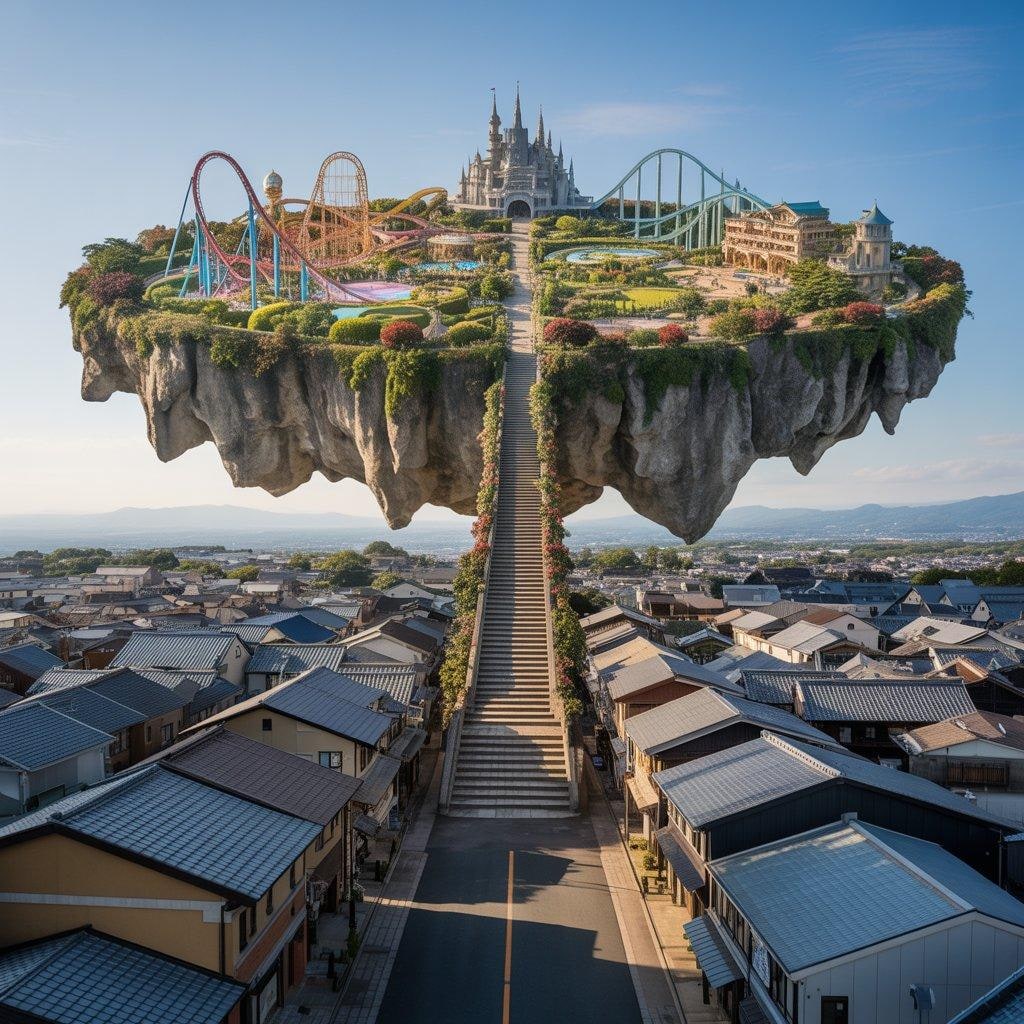 浮遊大陸のテーマパーク
