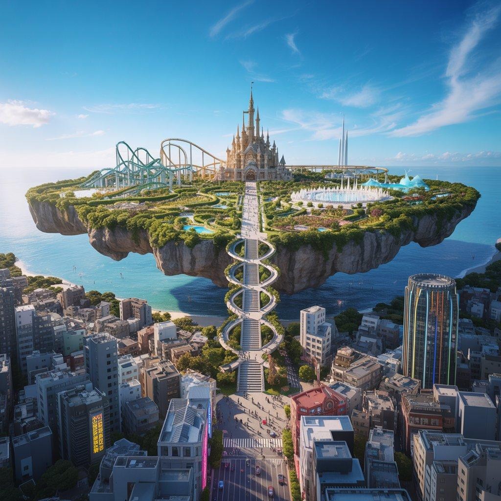 浮遊大陸のテーマパーク