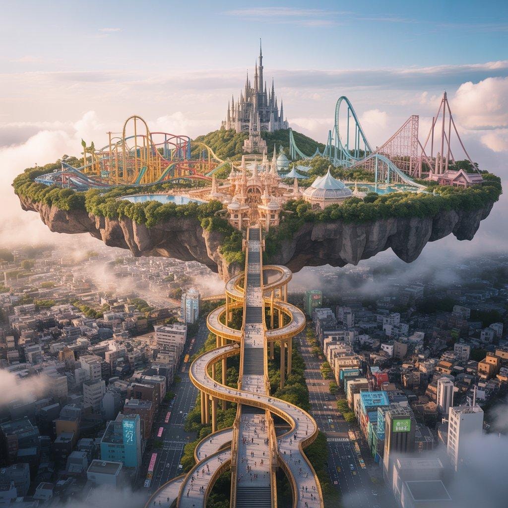 浮遊大陸のテーマパーク