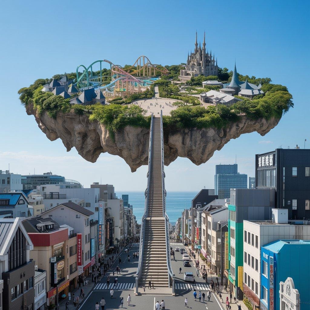 浮遊大陸のテーマパーク