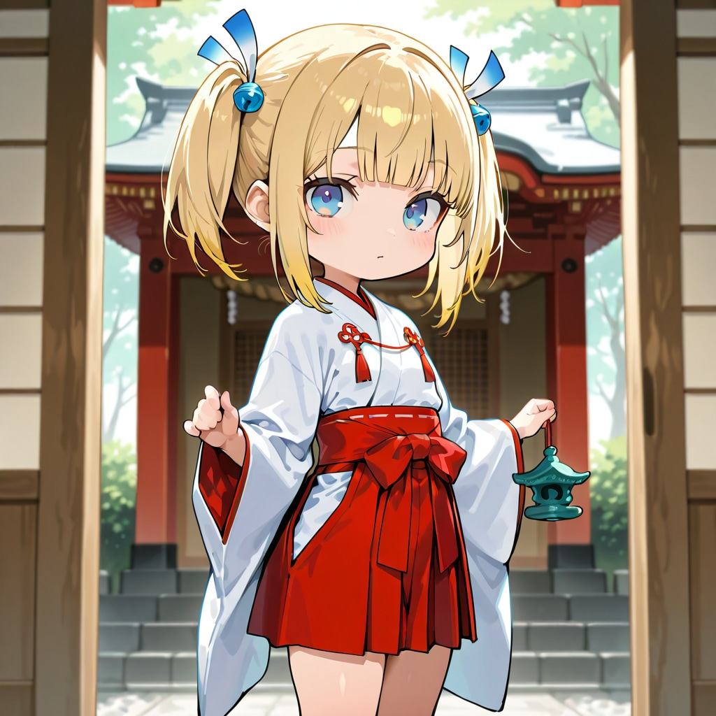 巫女衣装のみんと | の人気AIイラスト・グラビア