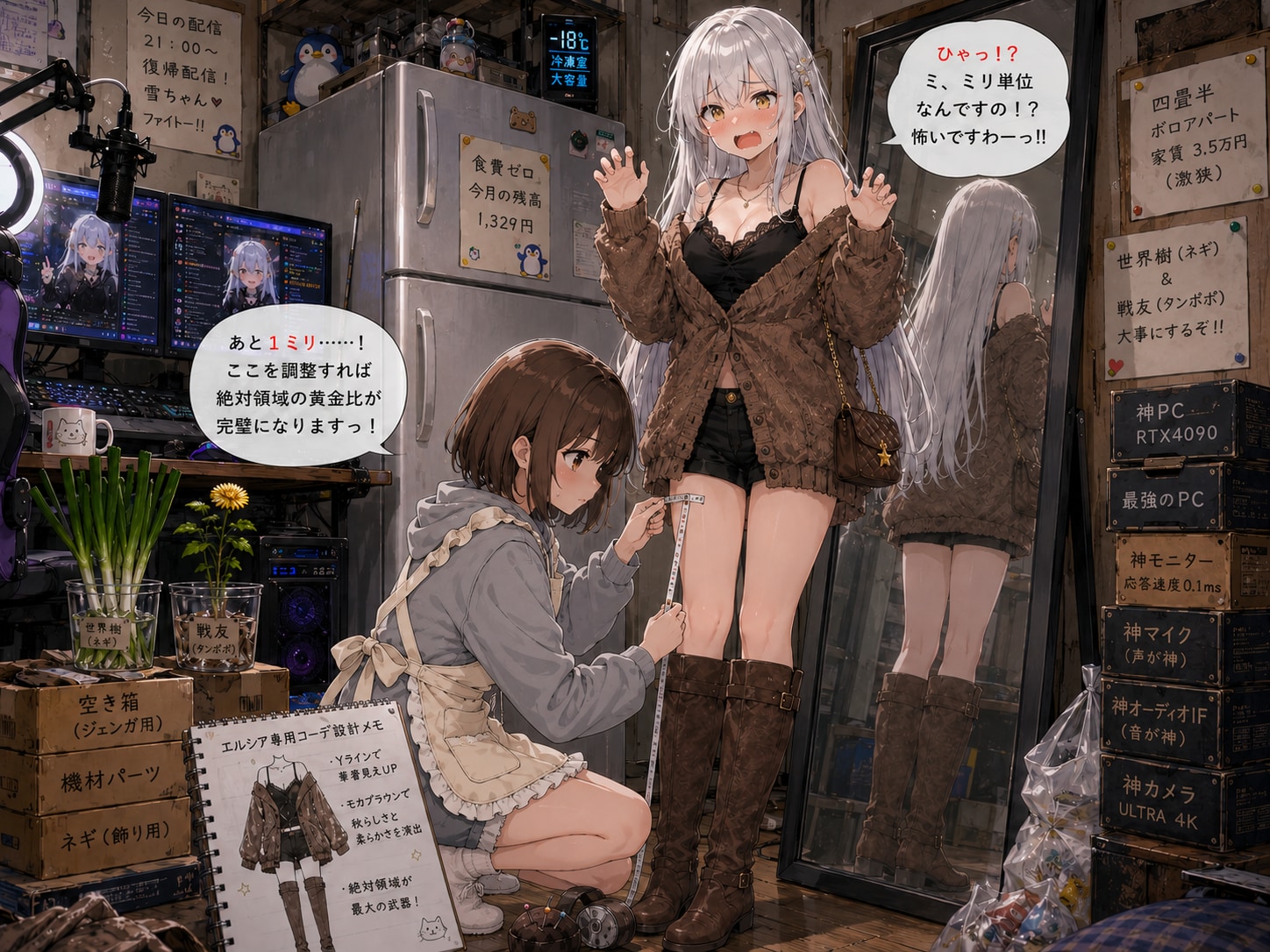 【TSポンコツ女神】第57話　「モフモフ神衣と、数ミリの攻防」