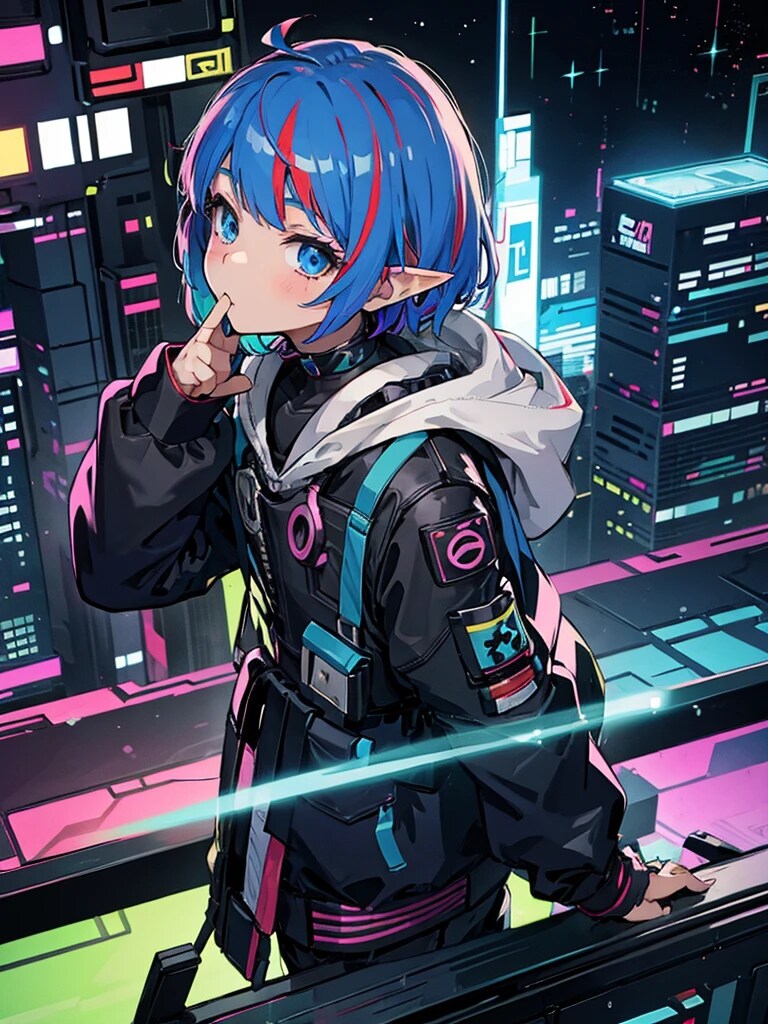 夜のエルフくん