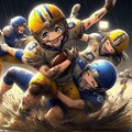 🏈泥まみれの女子アメフト 136 6枚目