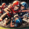 🏈泥まみれの女子アメフト 136 5枚目