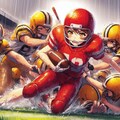 🏈泥まみれの女子アメフト 136 4枚目