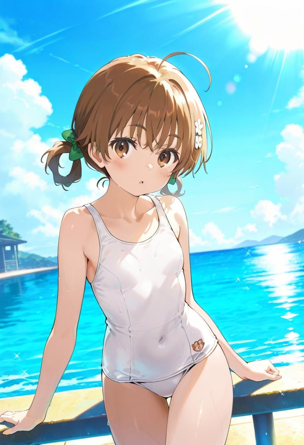 スクール水着女子