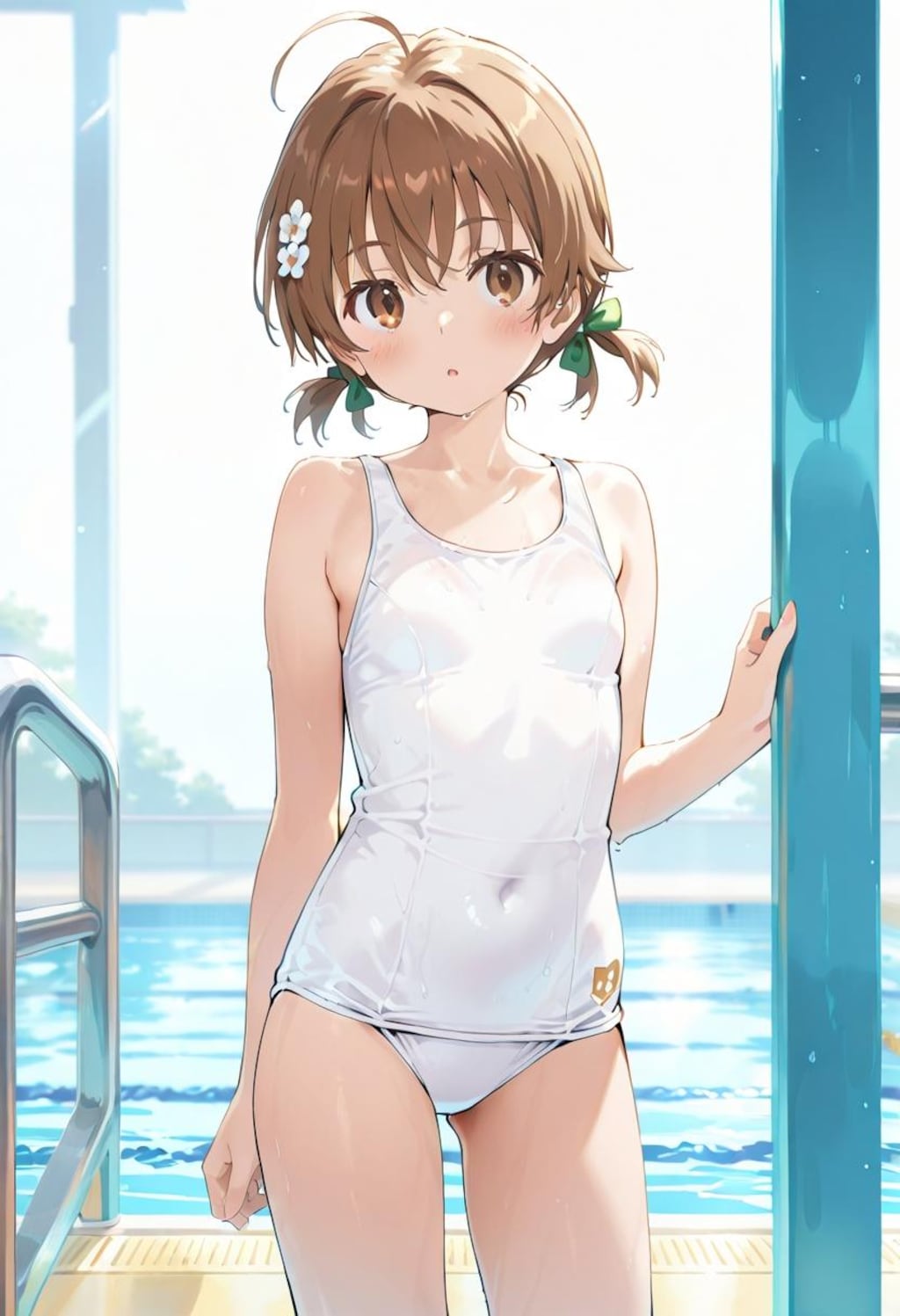 スクール水着女子