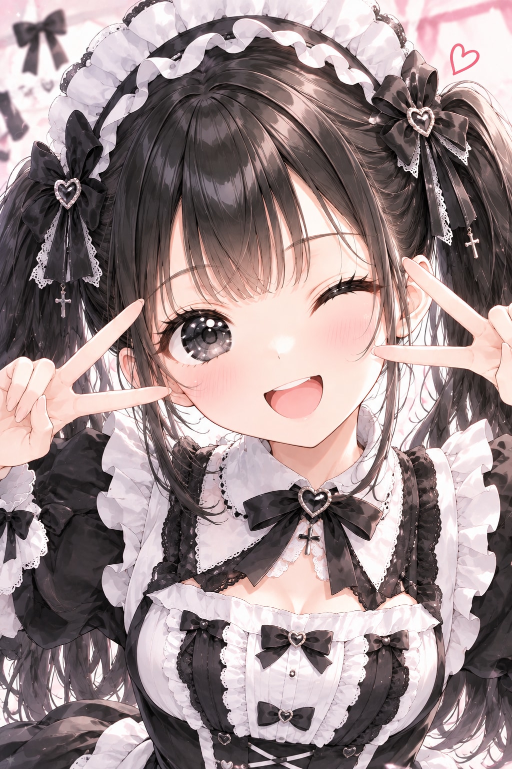 金曜日お疲れ様〜♪はっぴーピース✌️✨️ | の人気AIイラスト・グラビア