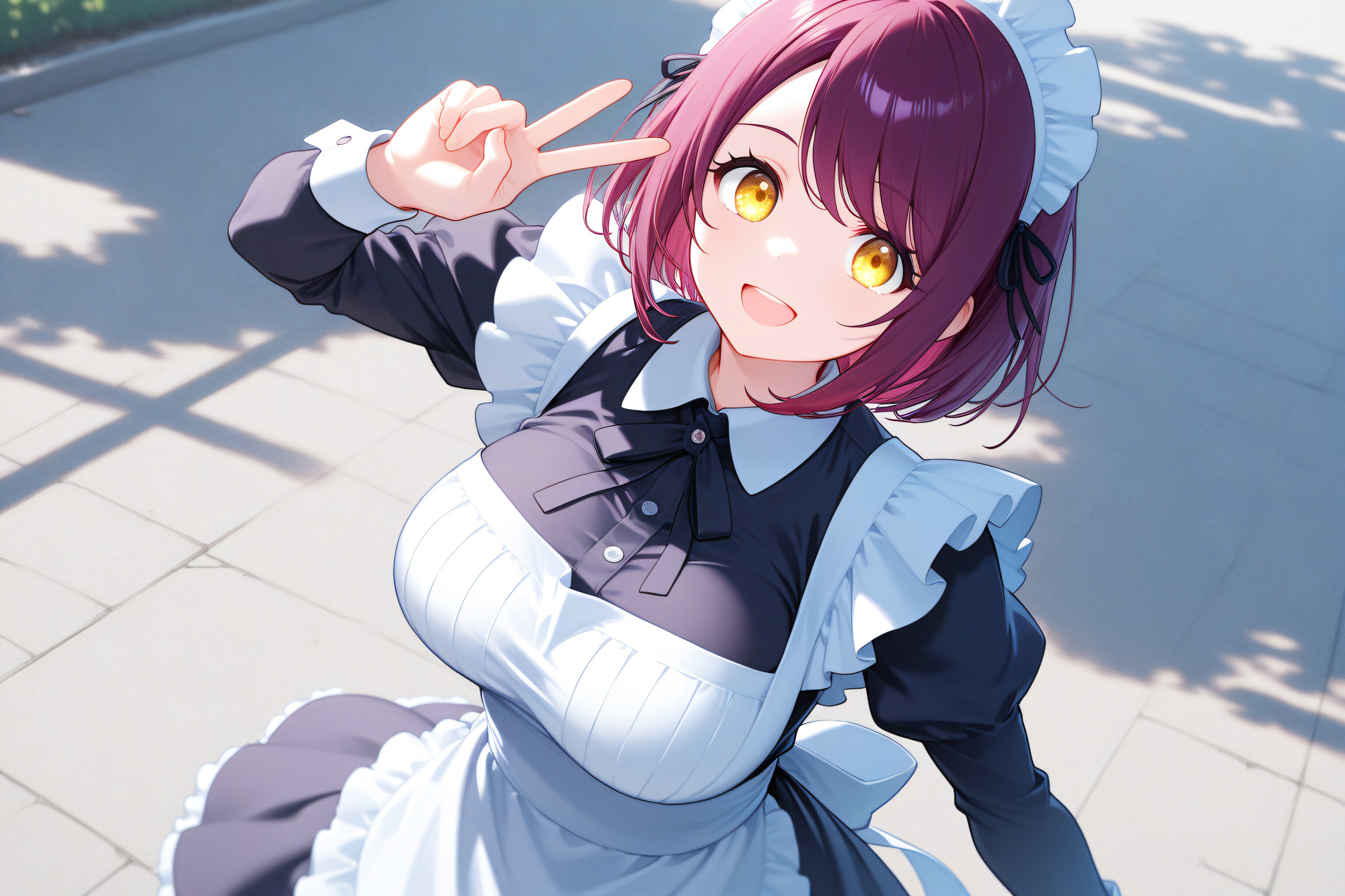 こんにちは（挨拶メイドの芽衣ちゃん）